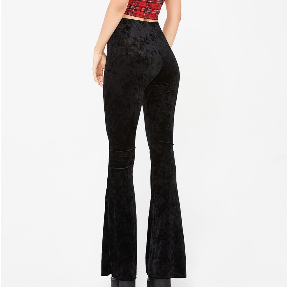 **sold**💄 The Limited - EUC Vintage Crushed Velvet Pants - Picture 2 of 13